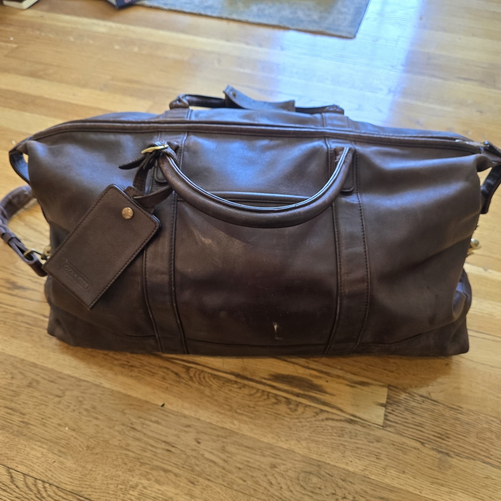 Men's Coach Duffel With matching Strap